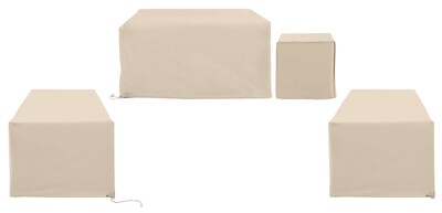 Foto 2 | Foto 2 | Juego De Fundas Para Muebles De Patio Crosley Impermeables Color Bronceado 4 Piezas - Venta Internacional.