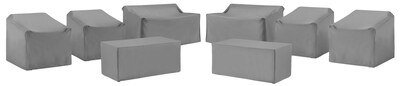 Foto 1 | Foto 1 | Juego De Fundas Para Muebles De Patio Crosley Impermeables Color Gris 8 Piezas - Venta Internacional.