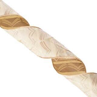 Foto 3 | Foto 3 | Cinta Decorativa Vickerman Ivory Champagne  10 Yardas X 10 Cm - Venta Internacional.