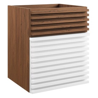 Foto 1 | Foto 1 | Armario Modway Render 43 X 39 X 39 Cm Mdf Montaje En Pared Madera De Nogal Blanco - Venta Internacional.