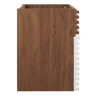 Foto 2 | Foto 2 | Armario Modway Render 43 X 39 X 39 Cm Mdf Montaje En Pared Madera De Nogal Blanco - Venta Internacional.