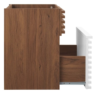 Foto 3 | Foto 3 | Armario Modway Render 43 X 39 X 39 Cm Mdf Montaje En Pared Madera De Nogal Blanco - Venta Internacional.