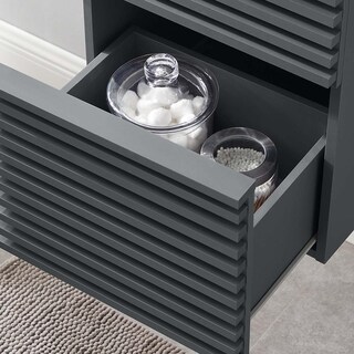 Foto 4 | Foto 4 | Tocador De Pared Cabinet Modway Render 43 Cm Mdf Gris - Venta Internacional.