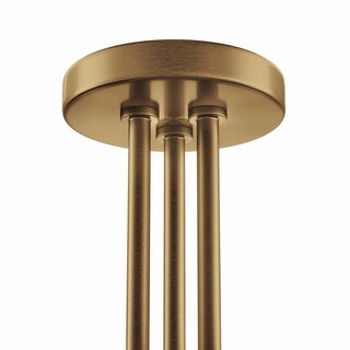 Foto 6 | Foto 6 | Lámpara De Techo Modway Stellar 3 Luces Latón Opalino Marrón - Venta Internacional.