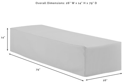 Foto 5 | Foto 5 | Fundas Impermeables Para Tumbonas De Patio Crosley Furniture De 2 Piezas Color Canela - Venta Internacional.