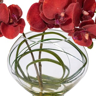 Foto 4 | Foto 4 | Orquídea Mariposa Púrpura Artificial De 25 Cm En Maceta De Cristal Vickerman - Venta Internacional.
