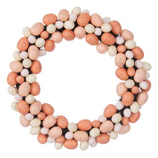 Foto 1 | Foto 1 | Guirnalda De Huevos De Pascua Artificial Vickerman 46 Cm Coral Blanco - Venta Internacional.