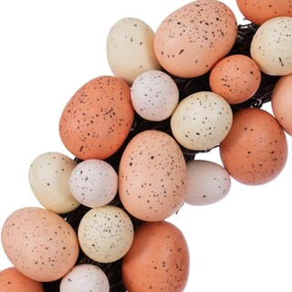 Foto 2 | Foto 2 | Guirnalda De Huevos De Pascua Artificial Vickerman 46 Cm Coral Blanco - Venta Internacional.