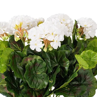 Foto 3 | Foto 3 | Planta Artificial Vickerman  Geranio Blanco  44 Cm - Venta Internacional.