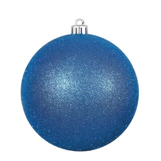 Foto 1 | Foto 1 | Adorno Colgante Vickerman Bola De Purpurina Azul De 25 Cm - Venta Internacional.