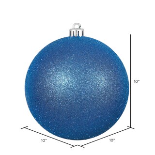 Foto 2 | Foto 2 | Adorno Colgante Vickerman Bola De Purpurina Azul De 25 Cm - Venta Internacional.