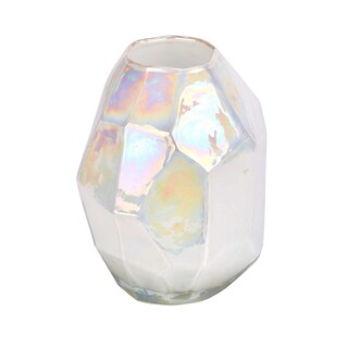 Foto 1 | Foto 1 | Jarrón Vickerman De Vidrio Soplado A Mano Blanco 30x23x13 Cm - Venta Internacional.