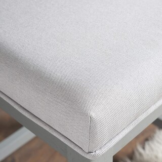 Foto 5 | Foto 5 | Taburete De Maquillaje Crosley Furniture Vista Tapizado Gris - Venta Internacional.