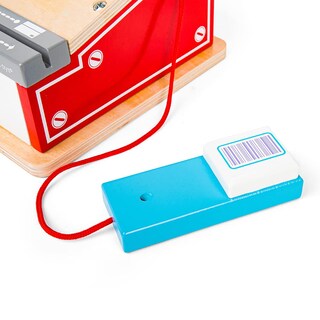Foto 7 | Foto 7 | Caja Registradora De Madera Bigjigs Toys Con Escáner Juego De Simulación - Venta Internacional.