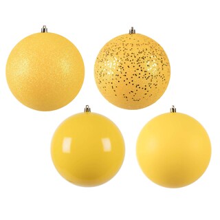 Foto 1 | Foto 1 | Adorno Colgante Vickerman 15 Cm Amarillo Acabado 4 Paquete De 4 - Venta Internacional.