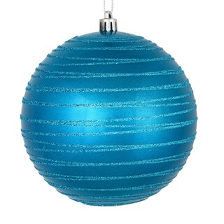Foto 1 | Foto 1 | Adorno Colgante Bola De Brillo Turquesa Vickerman 12 Cm - Venta Internacional.