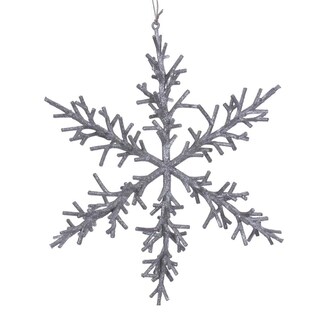 Foto 1 | Foto 1 | Adorno De Copo De Nieve Con Ramita Plateada De 12 Pulgadas De Vickerman  Paquete De 3 - Venta Internacional.