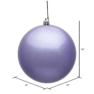 Foto 2 | Foto 2 | Adorno Colgante Vickerman 25 Cm Forma De Bola De Caramelo Color Lavanda - Venta Internacional.