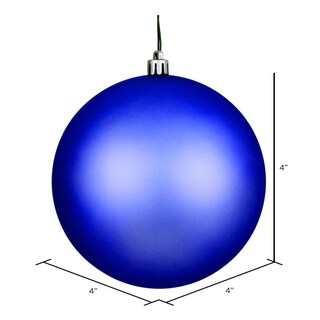 Foto 2 | Foto 2 | Adorno Vickerman Con Forma De Bola Mate Con Forma De Bígaro 10 Cm Paquete De 6 - Venta Internacional.