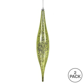 Foto 3 | Foto 3 | Adorno Navideño Vickerman 33 Cm Color Lima Mercurio Paquete De 2 - Venta Internacional.