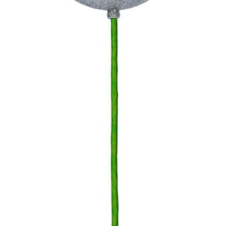 Foto 4 | Foto 4 | Adorno Colgante Vickerman De 10 Cm X 46 Cm En Barra Con Purpurina Plateada - Venta Internacional.