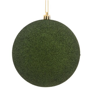 Foto 1 | Foto 1 | Adorno Colgante Vickerman Color Verde Musgo Purpurina 6 Cm 24 Unidades - Venta Internacional.
