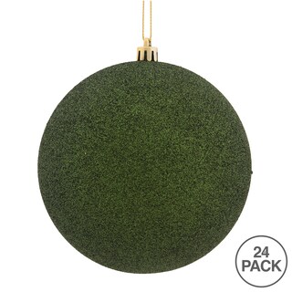 Foto 3 | Foto 3 | Adorno Colgante Vickerman Color Verde Musgo Purpurina 6 Cm 24 Unidades - Venta Internacional.