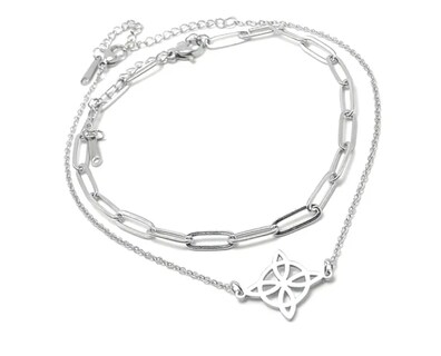 Foto 1 | Foto 1 | Pulsera Tobillera Xtellar Mujer Acero Eslabones