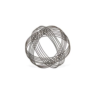 Foto 5 | Foto 5 | Escultura Decorativa De Metal Con Forma De Orbe Gris De 18 Cm De Diámetro De Cheung - Venta Internacional.