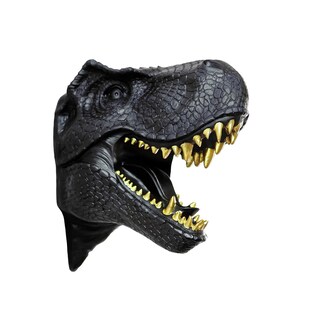 Foto 4 | Foto 4 | Soporte De Pared Hi-line Gift Ltd Con Forma De Cabeza De Dinosaurio Negro - Venta Internacional.
