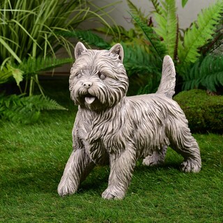 Foto 1 | Foto 1 | Cairn Terrier De Garden Statue Hi-line Gift Ltd. Tamaño Real - Venta Internacional.