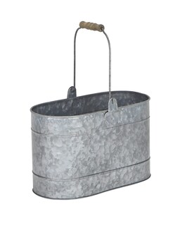 Foto 1 | Foto 1 | Mango Ovalado De Metal Galvanizado Fp-4010 De Bucket Cheung - Venta Internacional.