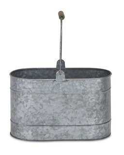 Foto 3 | Foto 3 | Mango Ovalado De Metal Galvanizado Fp-4010 De Bucket Cheung - Venta Internacional.