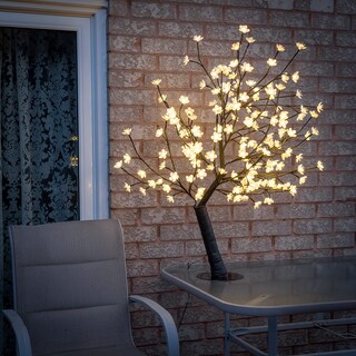 Foto 1 | Foto 1 | Árbol De Cerezo Artificial Hi-line Gift Ltd Con 160 Led De Color Blanco Cálido - Venta Internacional.