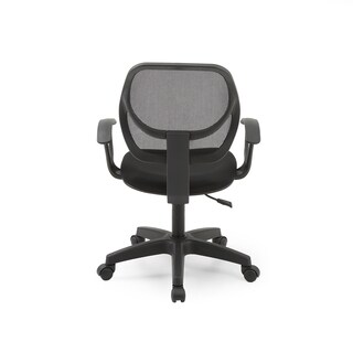 Foto 4 | Foto 4 | Silla Hodedah De Malla Con Respaldo Medio Ajustable En Altura  Giratoria  Negra - Venta Internacional.