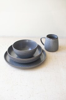 Foto 2 | Foto 2 | Juego De 4 Tazas De Cerámica Stonewash De Kalalou - Venta Internacional.