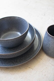 Foto 5 | Foto 5 | Juego De 4 Tazas De Cerámica Stonewash De Kalalou - Venta Internacional.