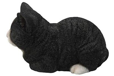 Foto 4 | Foto 4 | Estatua De Gato Durmiendo Hi-line Gift Ltd. Poliresina Blanca Y Negra - Venta Internacional.