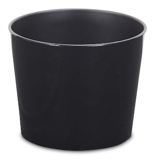 Foto 2 | Foto 2 | Maceta Cheung's Moderna Y Redonda De Plástico Negro De 7 Pulgadas - Venta Internacional.