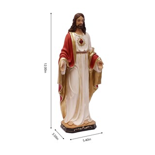 Foto 7 | Foto 7 | Figura De Acción Hi-line Gift Ltd. Estatua Del Sagrado Corazón De Jesús De 12 Pulgadas - Venta Internacional.