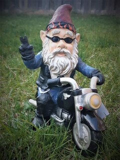 Foto 1 | Foto 1 | Figura Hi-line Gift 75616-w Peace Biker Gnomo - Venta Internacional.