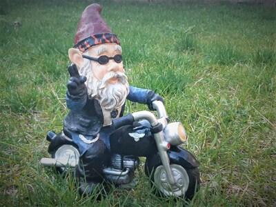 Foto 2 | Foto 2 | Figura Hi-line Gift 75616-w Peace Biker Gnomo - Venta Internacional.