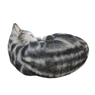 Foto 4 | Foto 4 | Figurine Hi-line Gift Ltd. Gato Dormido Poliresina 26 X 20 X 11 Cm - Venta Internacional.