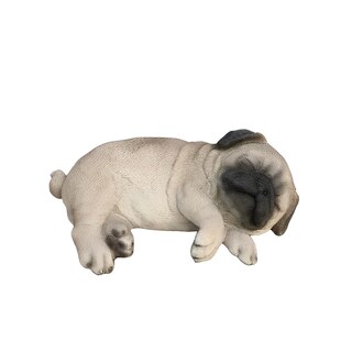 Foto 1 | Foto 1 | Figuine Hi-line Gift Ltd. Pug Dreamland Poliresina Marrón - Venta Internacional.