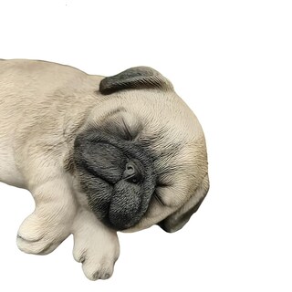 Foto 5 | Foto 5 | Figuine Hi-line Gift Ltd. Pug Dreamland Poliresina Marrón - Venta Internacional.