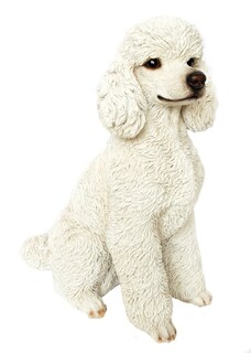Foto 1 | Foto 1 | Perro Caniche Blanco De Sculpture Hi-line Gift Ltd 44 X 28 X 53 Cm - Venta Internacional.