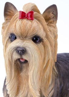 Foto 2 | Foto 2 | Figura Yorkshire Terrier De Hi-line Gift Ltd.  30 X 15 X 24 Cm - Venta Internacional.