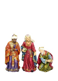 Foto 1 | Foto 1 | Figuras De Los 3 Reyes Magos Para Belén De Hi-line Gift Ltd 8x8x18 Cm - Venta Internacional.