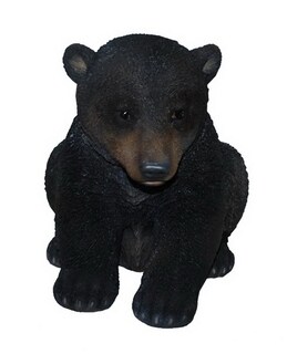 Foto 1 | Foto 1 | Figura Hi-line Gift Ltd Con Forma De Oso Negro Sentado 42 X 34 X 30 Cm - Venta Internacional.
