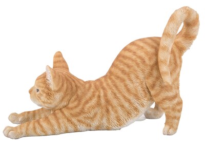 Foto 3 | Foto 3 | Estiramientos Para Gatos Atigrados De Color Naranja De Figurine Hi-line Gift Ltd. - Venta Internacional.